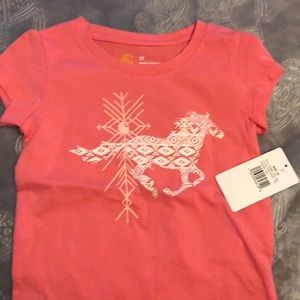 NWT-Carhartt 3T shirt with horse